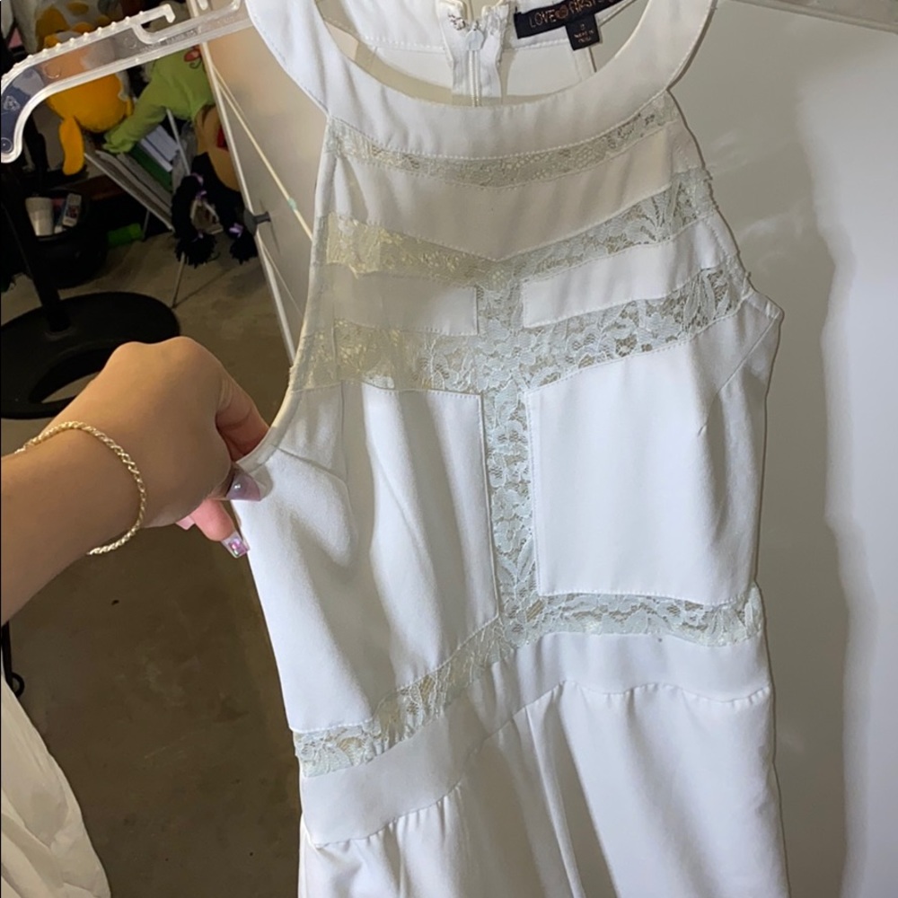 never worn white romper